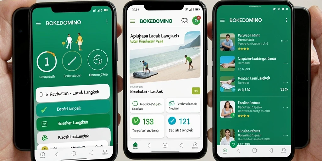 Antarmuka pengguna BOKEDOMINO yang intuitif dan ramah.