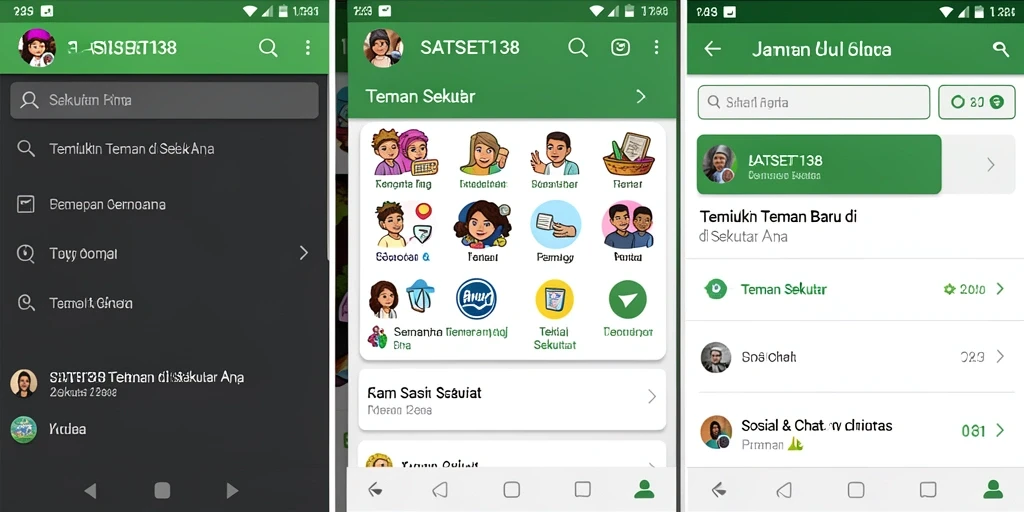 Tampilan antarmuka utama SATSET138 yang sederhana dan intuitif.